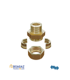 Boagaz PLT End-Fitting mit Außengewinde DN20 (3/4) x R 1/2/EN 10226-1